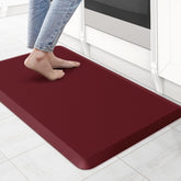 KitchenClouds cushioned kitchen mat provides anti-fatigue comfort for long cooking sessions.