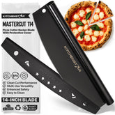 KitchenStar pizza cutter rocker blade for effortless slicing and clean crust