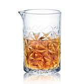 KITESSENSU Cocktail Mixing Glass 24oz shows crystal clarity for precise pours.