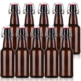 KITGLASCUP amber bottle with swing top seal for fresh fermentation