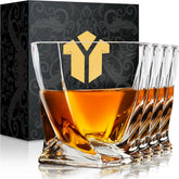 KITNATS Old Fashioned glass showcasing 10 oz capacity for bourbon tasting.