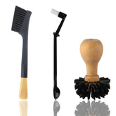 Kitnish Coffee Brush espresso-brush focus for quick, thorough espresso machine cleaning