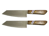 Kiwi DeBa-style flexible knife set in stainless steel for precise home kitchen tasks.
