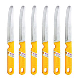 Kiwi SET 512 knives with silver blades and yellow handles for precise fruit prep.