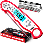 KIZEN instant read thermometer display for fast cooking