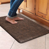 KMAT Kitchen Mat anti-fatigue brown 17x28 promotes comfortable standing during long kitchen tasks