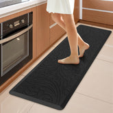 KMAT kitchen mat anti-fatigue cushion supports legs during long cooking sessions.