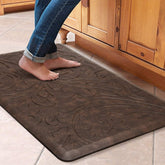 KMAT kitchen mat with cushioned anti-fatigue surface for long standing tasks