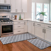 KMAT kitchen mat ergonomic-foam-2pc for comfortable standing while cooking.