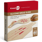 KneadAce bread sling oval with long handles for easy, mess-free dough transfer