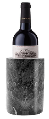 Koja Kota bottle-chiller showcases black marble while keeping bottles cool for serving