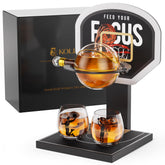 Kollea basketball decanter with stand for stylish entertaining and sharing