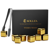 Kollea whiskey stones 8-pack cool drinks without dilution for a purer taste.