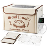 KOMBELLA proofing box front view with roomy interior for multiple doughs fermenting