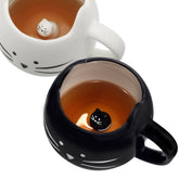 Koolkatkoo cute cat mug with baby inside, perfect for cozy morning coffee rituals.
