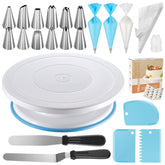 Kootek cake decorating stand turntable with non-slip base for stable icing