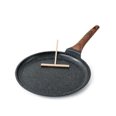 Kordisen crepe pan 12-inch, nonstick surface, with spreader for easy batter spread.