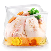 Kreapa turkey brine bag 22x26 inches holds up to 40 pounds with leak-proof protection.