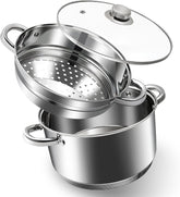 KroWallu 6 Qt stock pot for versatile soups and pasta.