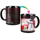 KSZNZB Christmas color-change mug reveals snowman design when hot