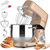 KUCCU 9.5QT bowl demonstrates spacious capacity for family baking tasks.