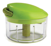 Kuhn Rikon Pull Chop 2-Cup in action for quick dips and sauces.