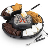 Kusini Smores Maker tabletop with flameless heater for safe indoor roasting