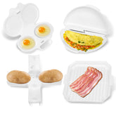 KVZKVZ Easy Breakfast Set omelette box in action for quick, mess-free cooking