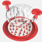 Kwiwis Chicken Shredder 11-inch front view showing sturdy handle for quick shredding