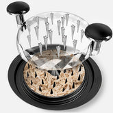 kwiwis chicken shredder 11-inch base shows sturdy build for fast shredding