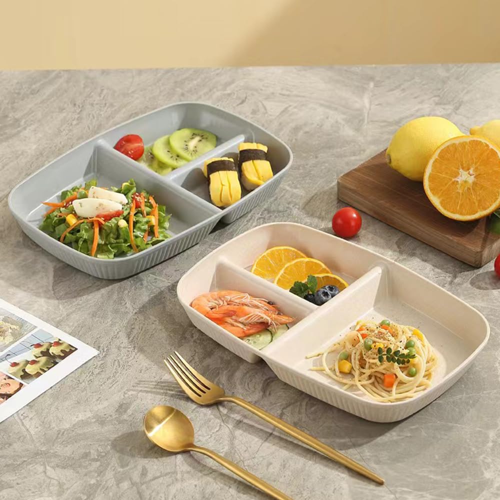 K Y KANGYUN BPA-free divided plate keeps meals safe and stylish.