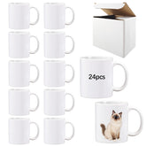 LaiHiulaan 11 oz sublimation mug blank with round handle ready for printing