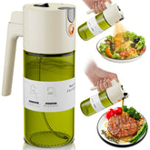 LAKUMIQI Upgrade 2-in-1 oil sprayer front view, compact kitchen companion for precise application