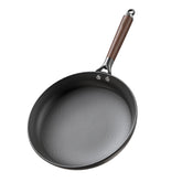 LAMFO 12-inch cast iron skillet delivers even heat for browning and searing.