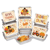 Lamparty 36-pack Thanksgiving leftovers containers with lids, ideal for storage and on-the-go meals.