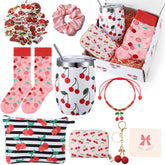 Landical cherry gift tumbler mug keeps beverages at the right temperature on the go.