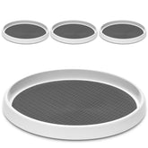 LANDNEOO 12 inch turntable with non slip surface for stable spice storage