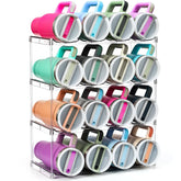 LANDNEOO Stanley 40oz bottle rack assembly for organized kitchen storage.