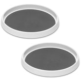 LANDNEOO two-pack 10-inch lazy susans maximize cabinet space with smooth rotation.