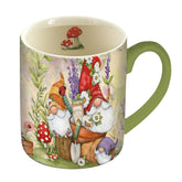 Lang Garden Gnomes mug front view with whimsical artwork and sturdy ceramic build