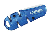Lansky QuadSharp QSHARP Blue displaying four sharpening angles for versatile edge tuning
