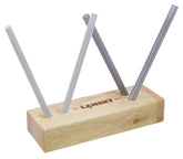 Lansky TB 2D2C turn box front view with diamond and ceramic rods for fast edge refresh.