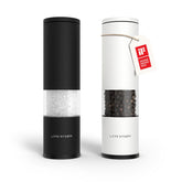 LARS NYSØM Lagom salt and pepper set in stainless steel, a stylish kitchen staple.