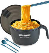 Layron large ramen bowl top view, ideal for generous servings.