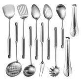 Lazycorner 11-piece utensils set with spatula for everyday cooking.