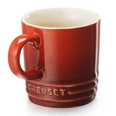 Le Creuset espresso mug Cerise – front view, compact for a single espresso.