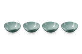 Le Creuset Vancouver Sea Salt soup bowl, 22 oz, front view with smooth, durable glaze.