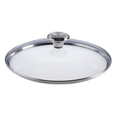 Le Creuset Signature glass lid 10-inch provides a clear view to monitor simmering without lifting.