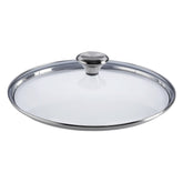 Le Creuset Signature glass lid for 11-inch pans shows cooking progress while locking in heat