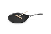Le Creuset Toughened Nonstick PRO crepe pan Rateau 11, textured interior for even browning.